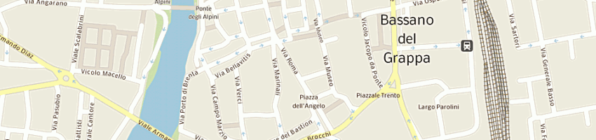 Mappa della impresa tolio arredamenti a BASSANO DEL GRAPPA