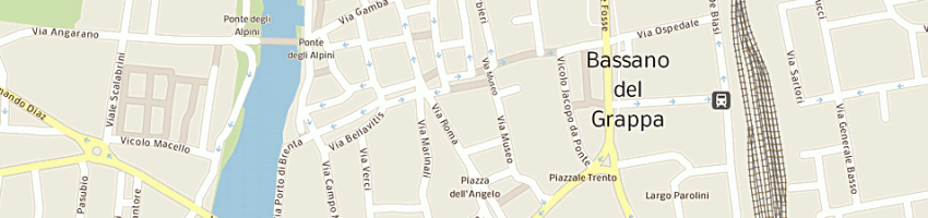 Mappa della impresa uniriscossioni spa a BASSANO DEL GRAPPA