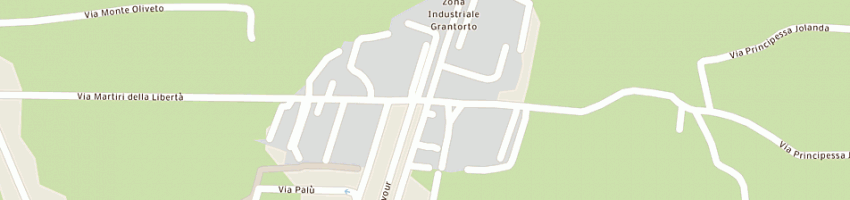Mappa della impresa ecoinfissi snc di priante d e scalco f a GRANTORTO