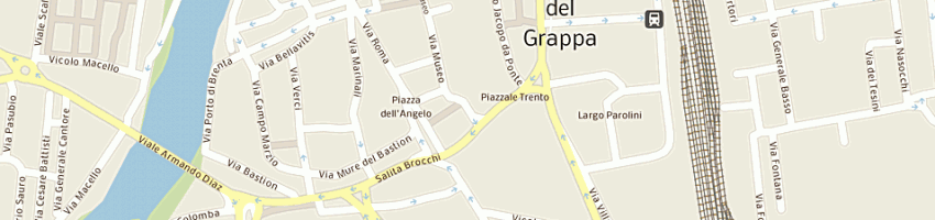 Mappa della impresa unipax a BASSANO DEL GRAPPA