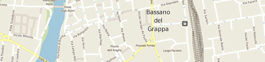 Mappa della impresa costruzioni marcolin di marcolin geom giovanni e c snc a BASSANO DEL GRAPPA