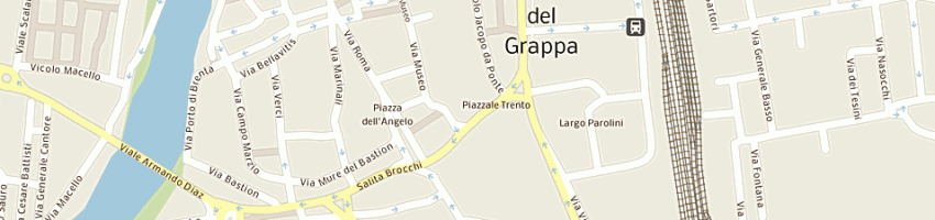 Mappa della impresa direzione didattica ii circolo - scuola elementare don m cremona a BASSANO DEL GRAPPA