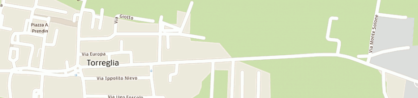 Mappa della impresa hotel la torre a TORREGLIA