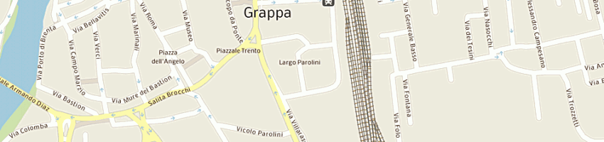 Mappa della impresa servizi finanziari di giacomo maccarone e c - sas a BASSANO DEL GRAPPA