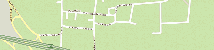 Mappa della impresa benini giuseppe a VOGHIERA