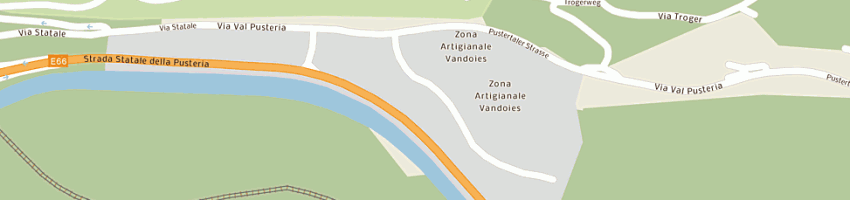 Mappa della impresa gruber markus marmista a VANDOIES