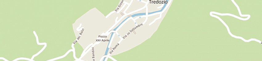Mappa della impresa fabbri assunta a TREDOZIO