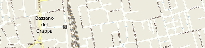 Mappa della impresa donazzan adriano a BASSANO DEL GRAPPA