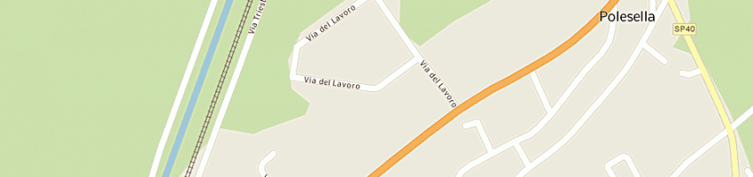 Mappa della impresa guglielmo silvano srl a ROVIGO