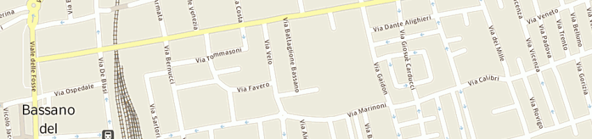 Mappa della impresa pastore giuseppe a BASSANO DEL GRAPPA