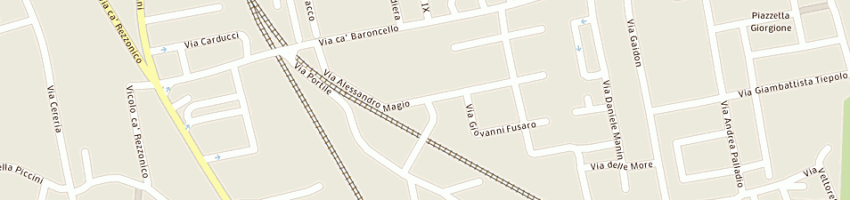 Mappa della impresa orocatena (srl) a BASSANO DEL GRAPPA