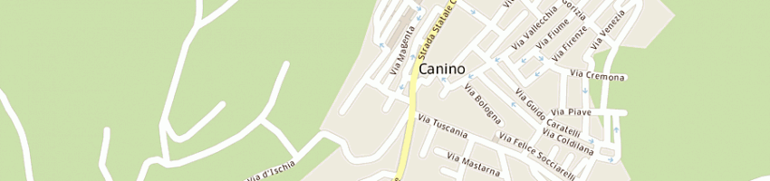 Mappa della impresa bartoccini daniela a CANINO