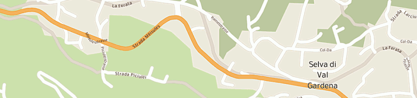 Mappa della impresa pensione sonia a SELVA DI VAL GARDENA