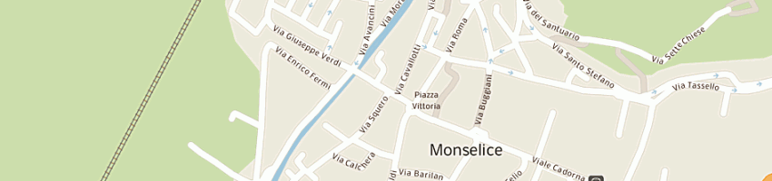 Mappa della impresa valandro gionni a MONSELICE