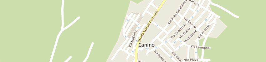 Mappa della impresa brizi guido a CANINO
