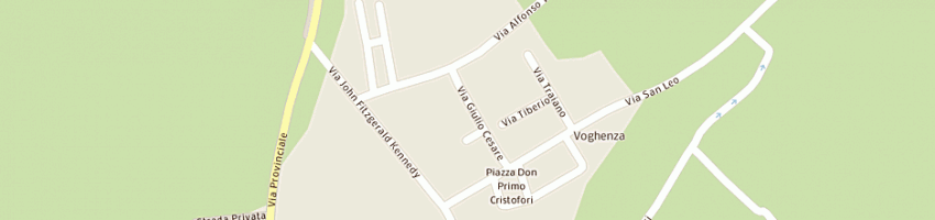 Mappa della impresa bar tabaccheria chinaglia nadia a VOGHIERA