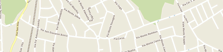 Mappa della impresa giltrev sas di trevisan gilberto e c a BASSANO DEL GRAPPA