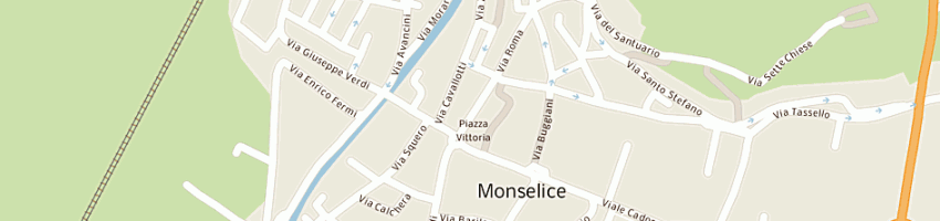 Mappa della impresa bike point di roncolato francesco a MONSELICE