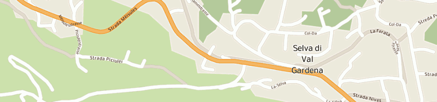 Mappa della impresa mussner giulio a SELVA DI VAL GARDENA