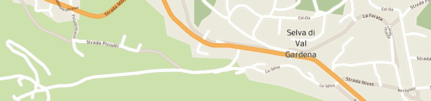 Mappa della impresa bernardi gottardo a SELVA DI VAL GARDENA