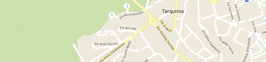 Mappa della impresa le palme di giuseppina castignani a TARQUINIA
