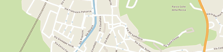 Mappa della impresa profumeria zanetti f ge c sas a MONSELICE