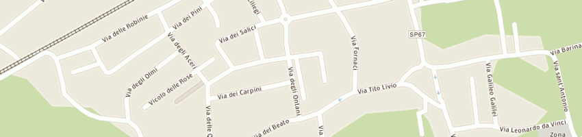 Mappa della impresa bartolomei sergio a FONTANIVA