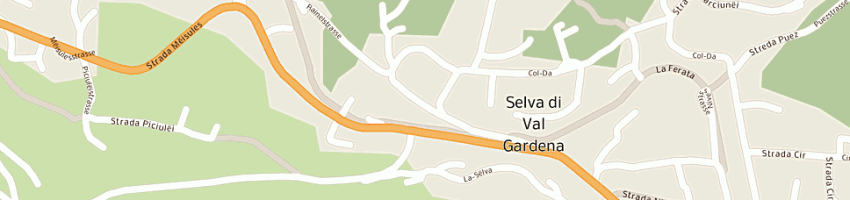 Mappa della impresa hotel piccolo a SELVA DI VAL GARDENA