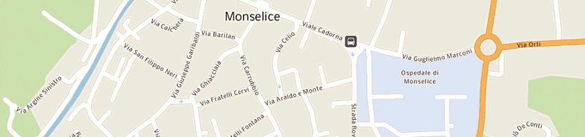 Mappa della impresa andretto stefano a MONSELICE