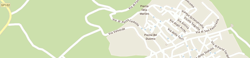 Mappa della impresa leoncelli giancarlo a TARQUINIA
