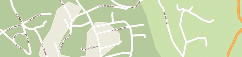 Mappa della impresa unione sportiva sovramontelamonese magazzini nico a LAMON