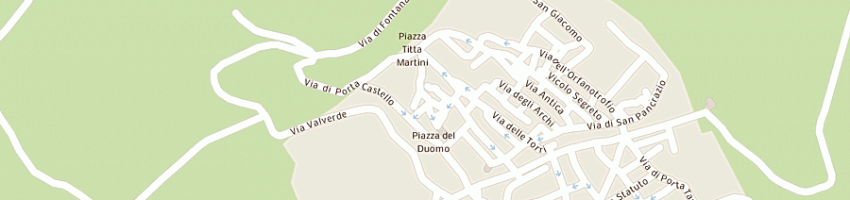 Mappa della impresa associazione semi di pace a TARQUINIA