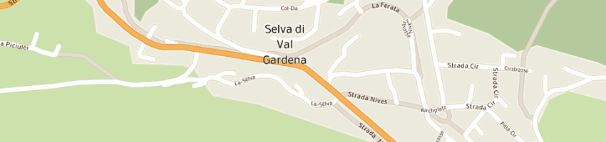 Mappa della impresa pitscheider josef e erich - s df a SELVA DI VAL GARDENA