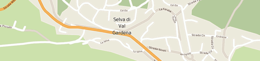 Mappa della impresa senoner wilhelm a SELVA DI VAL GARDENA