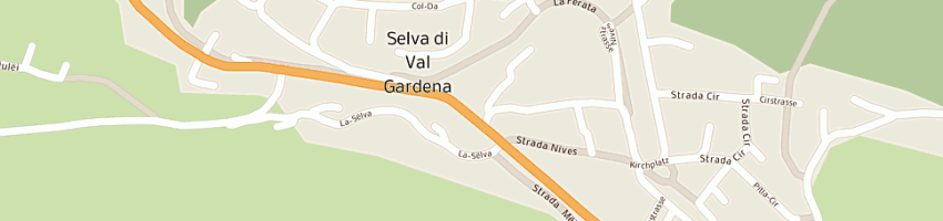 Mappa della impresa riffeser bruno a SELVA DI VAL GARDENA
