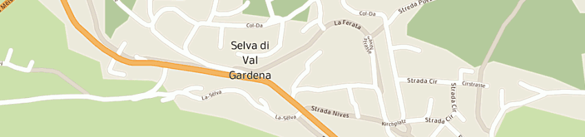 Mappa della impresa ploner tribuser anna a SELVA DI VAL GARDENA