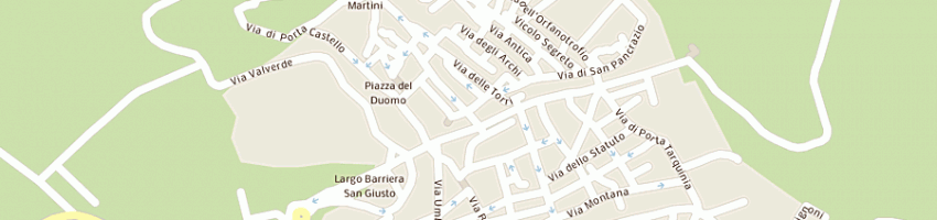 Mappa della impresa frutteria gentili snc di gentili lucia a TARQUINIA