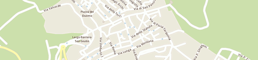 Mappa della impresa cassa di risparmio a TARQUINIA