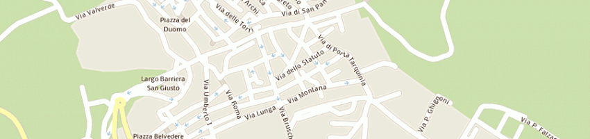 Mappa della impresa tipografia almo di rossi giuseppe a TARQUINIA