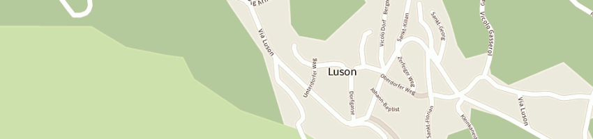Mappa della impresa consorzio elettrico luson (soc cooparl) a LUSON