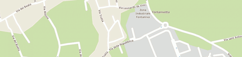 Mappa della impresa g p proget di pandin stefano a FONTANIVA