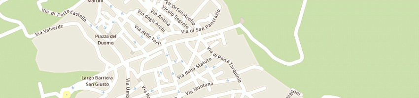 Mappa della impresa nilo sas di scipioni loretta e c a TARQUINIA