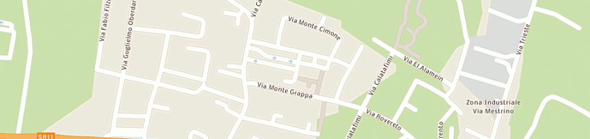 Mappa della impresa dianin roberto a MESTRINO