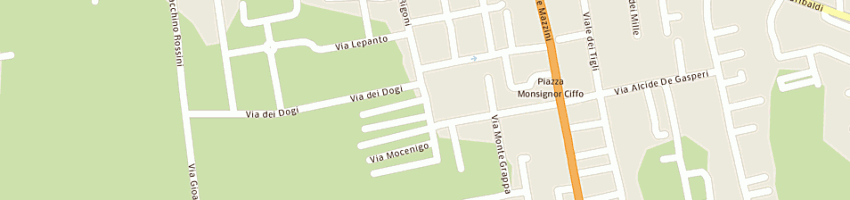 Mappa della impresa flame snc a ROSA 