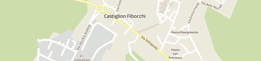 Mappa della impresa tappezzeria brunero-forzini s a CASTIGLION FIBOCCHI