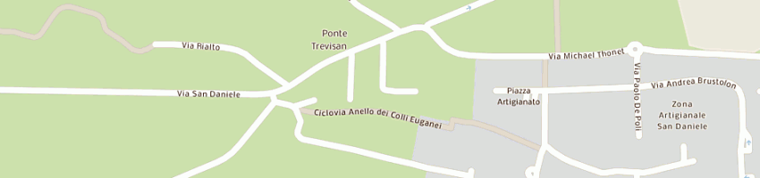 Mappa della impresa artuso giovanni a TORREGLIA