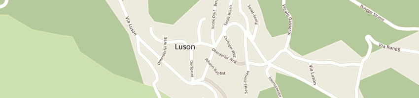 Mappa della impresa market lasen d mair martin a LUSON