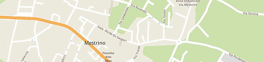 Mappa della impresa trevisan armando a MESTRINO