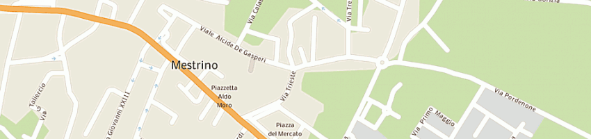 Mappa della impresa mvr sas di zoccarato vittorino e c a MESTRINO