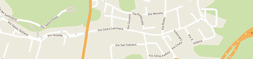 Mappa della impresa ombrellificio clody a MONSELICE